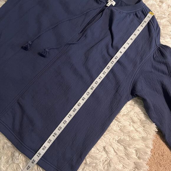 NWT Aerie Navy Blue Easy Street Sweatshirt Size M - Picture 8 of 8